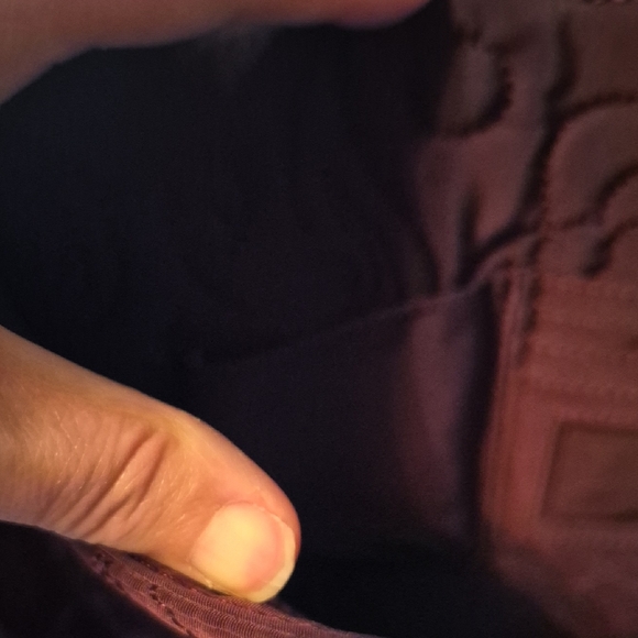 Vera Bradley Brown Laptop Bag with Embossed Floral Design - Picture 13 of 16